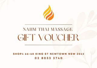 Buy Nahm Gift Voucher Online at Nahm Thai Massage Newtown Sydney